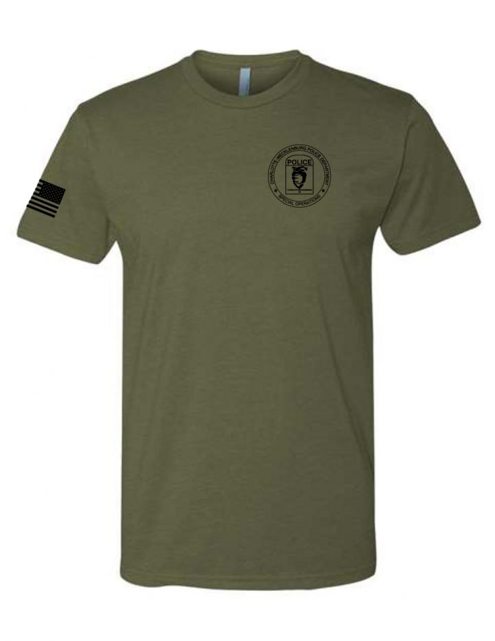 Spec-Ops Adult Short Sleeve Military Green Tees
